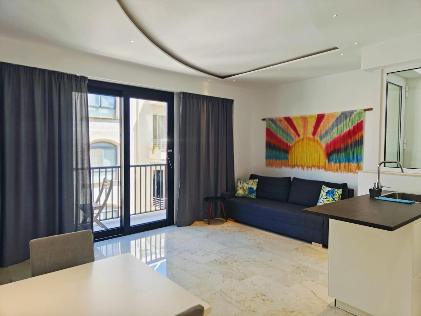 Апартаменты Luxury Garden View At Spinola Bay St Julians Сент Джулианс Экстерьер фото